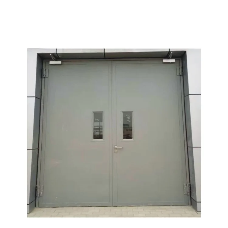 Factory Wholesale  Modern Exterior Main Gate Door Designs Front Iron Entry Entrance Security Steel Door For House