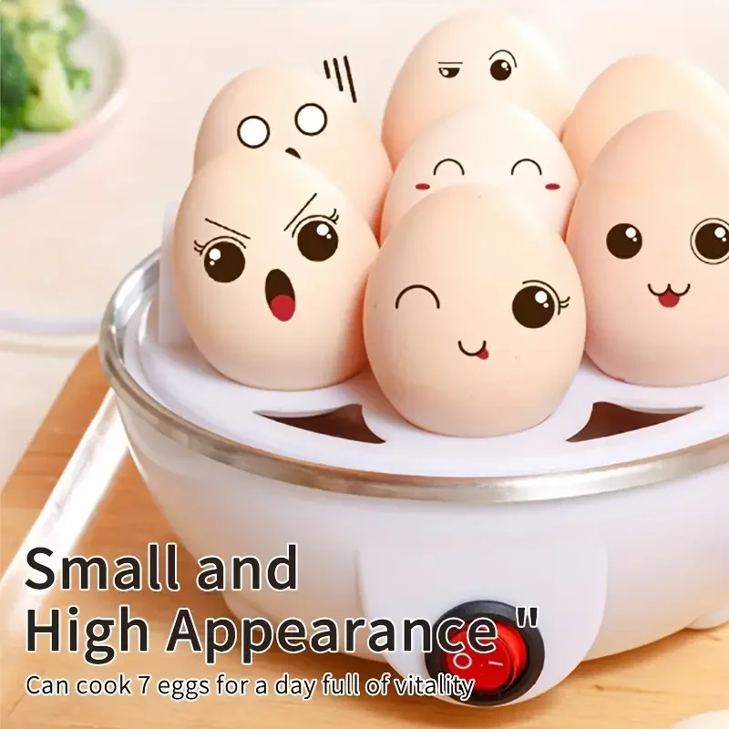 Egg Cooker Automatic Power Off Home Multifunctional Steamed Egg Custard Boiled Egg Machine Breakfast Cookware Kitchen Stuff