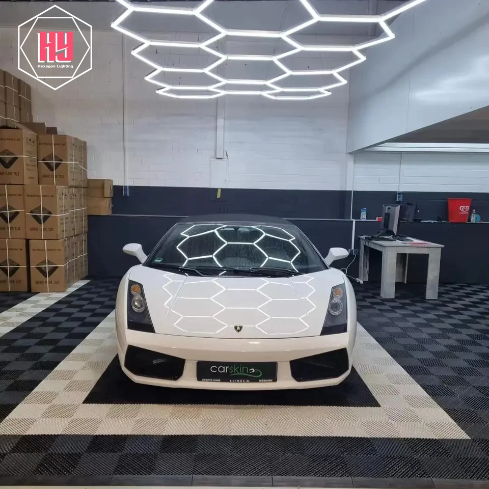 Factory Direct Sale Diy Assembled Uniquely Shaped Hexagonal Interior Lights Living Room Hexagon Led Garage