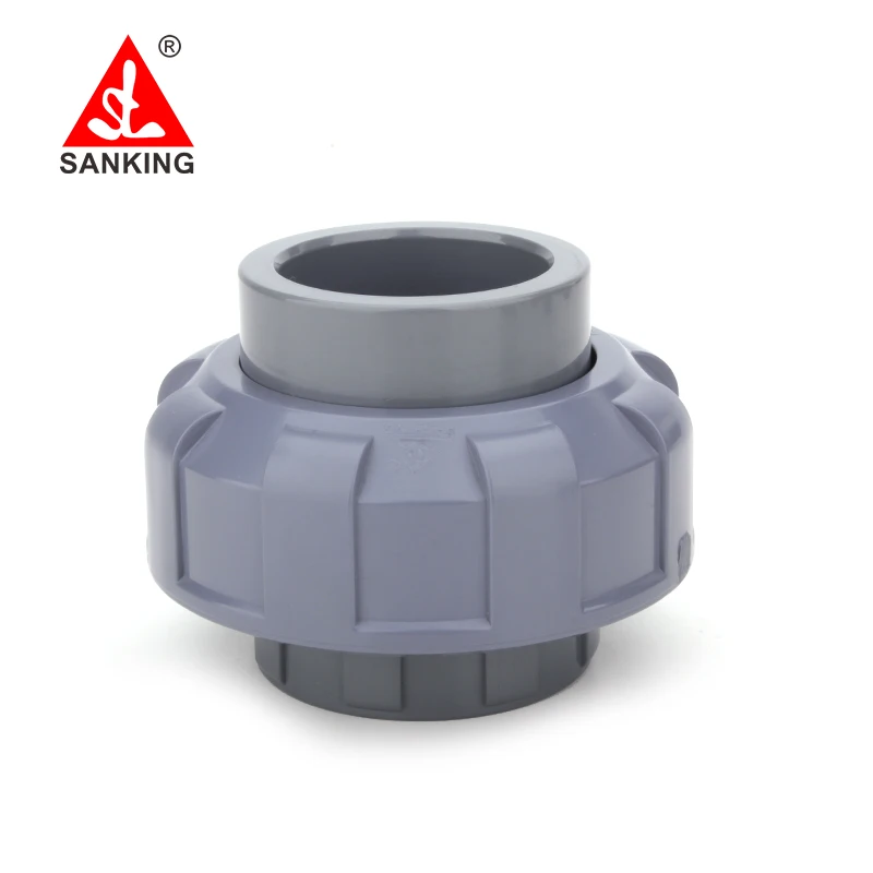 Sanking  20-110mm CPVC Union Connectors Pipe Fittings Union Connector  Plastic Union For PVC Pipe Fittings PN16