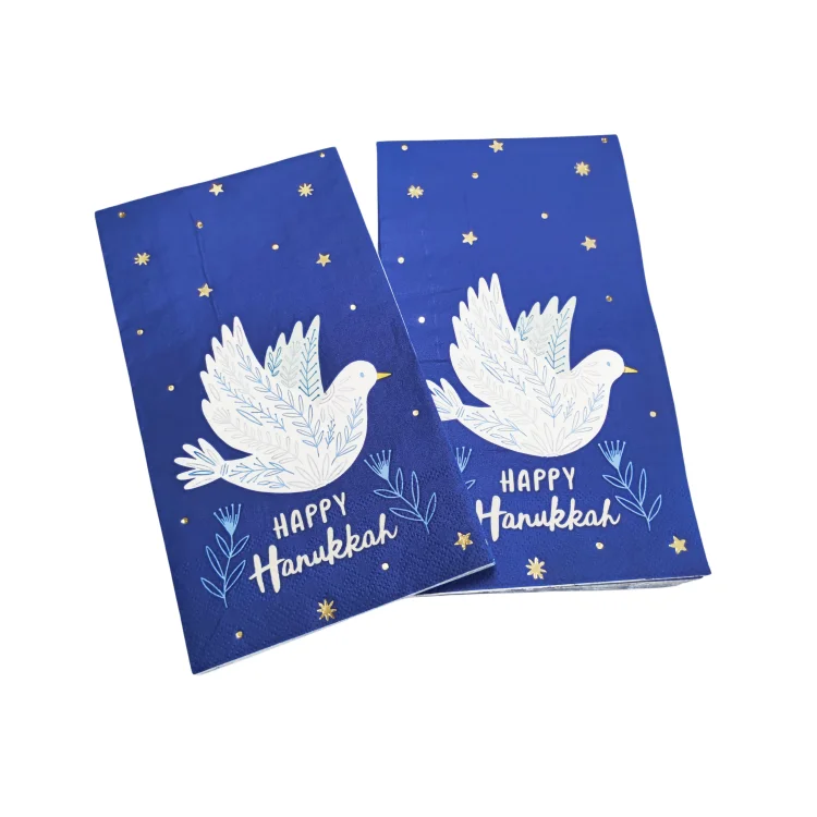 Factory Custom Elegant Disposable Tissue Newborn Baby Shower Paper Napkins