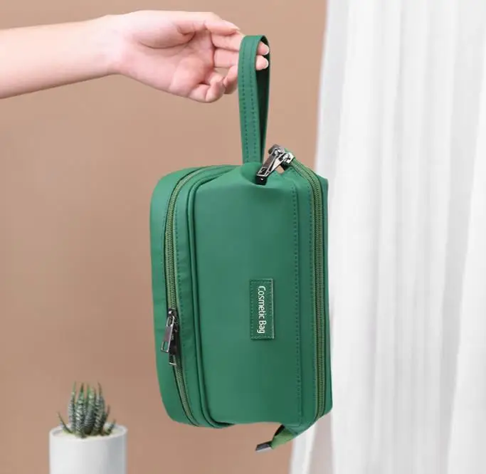 2023 wholesale fashion organizer makeup toiletry bag travel cosmetic bags, woman travel cosmetic bag leather pouch waterproof