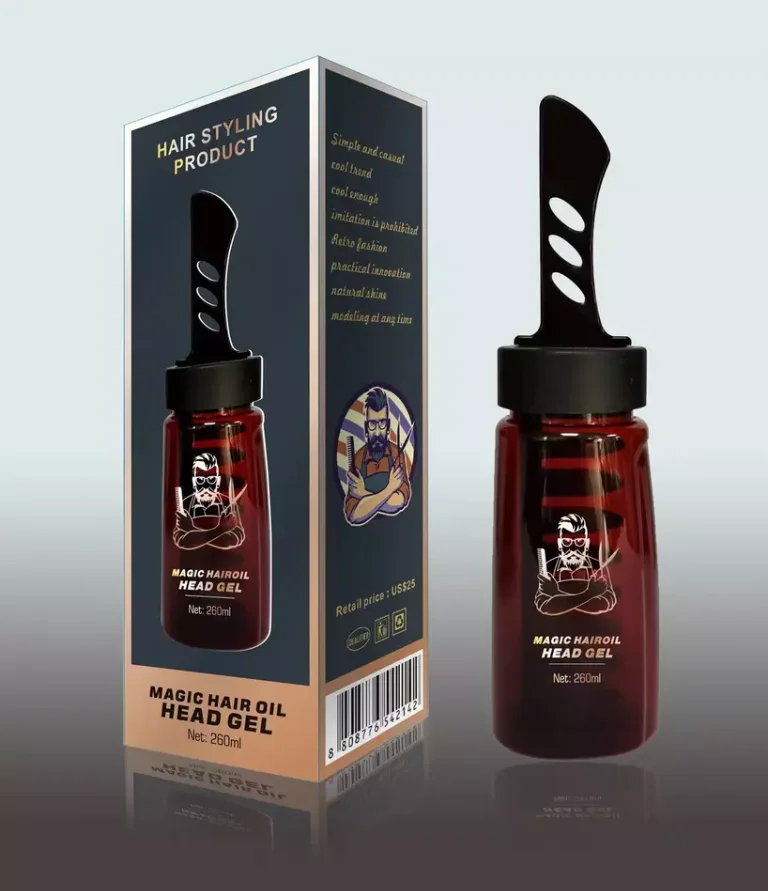 gel hair style Private Label Fast Lasting Hair Styling Gel Comb Powerful hair gel