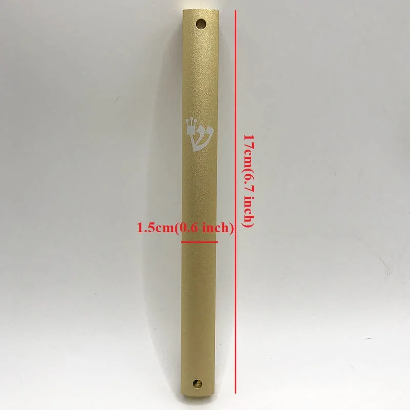 Jewish Aluminium Mezuzah Case Home decor Weatherproof Door Mezuza Judaica Art for Home Blessing 17cm(6.7 inch)