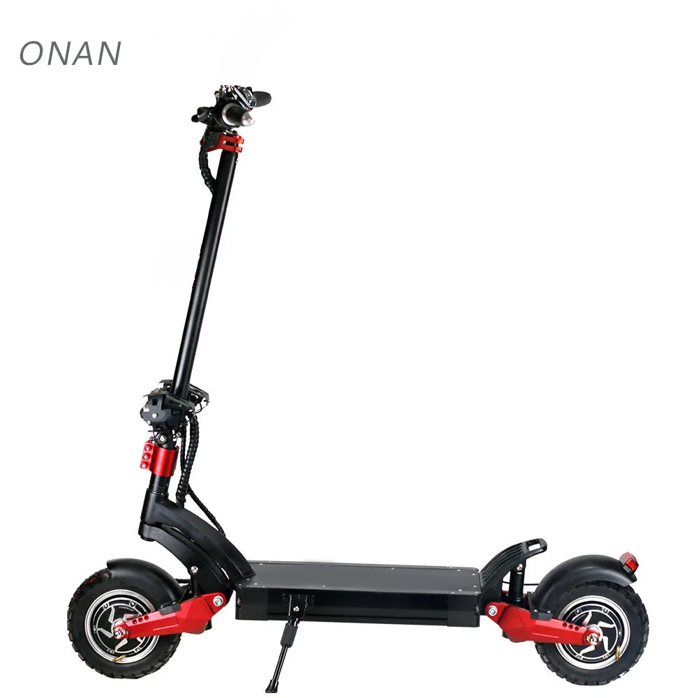 52V 2000W Dual Motor 10 Inch Off Road High Speed Foldable Electric Scooter