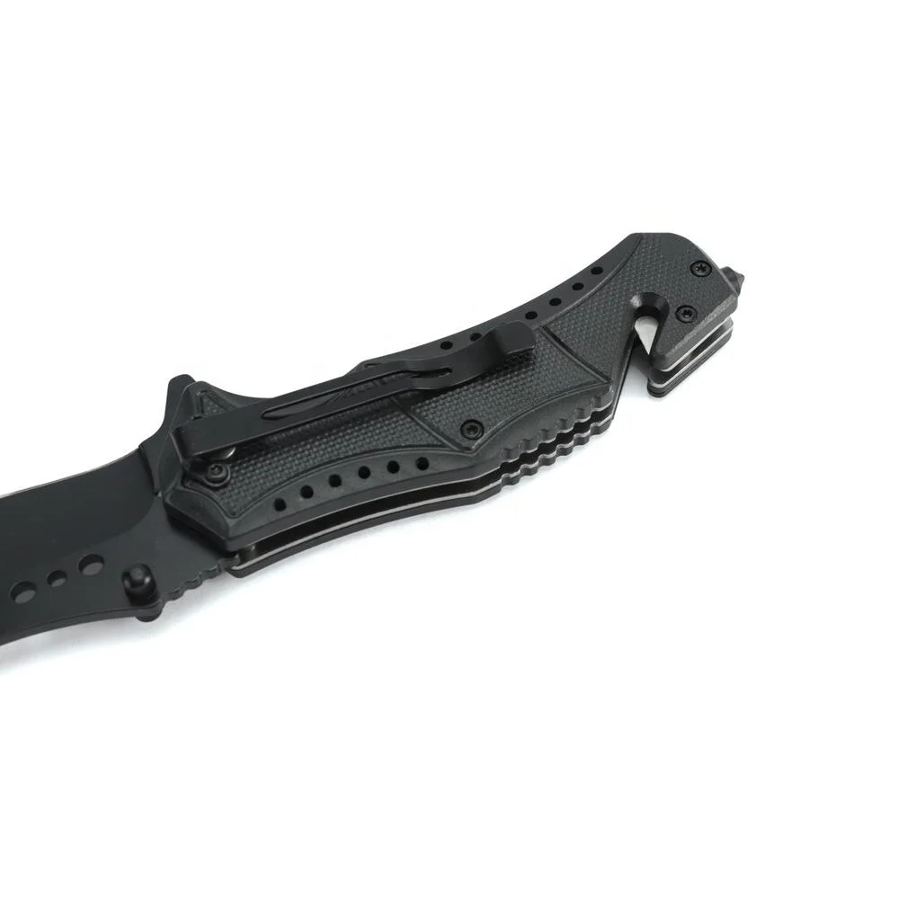 Походный складной карманный нож из нержавеющей стали с зажимом для ремня