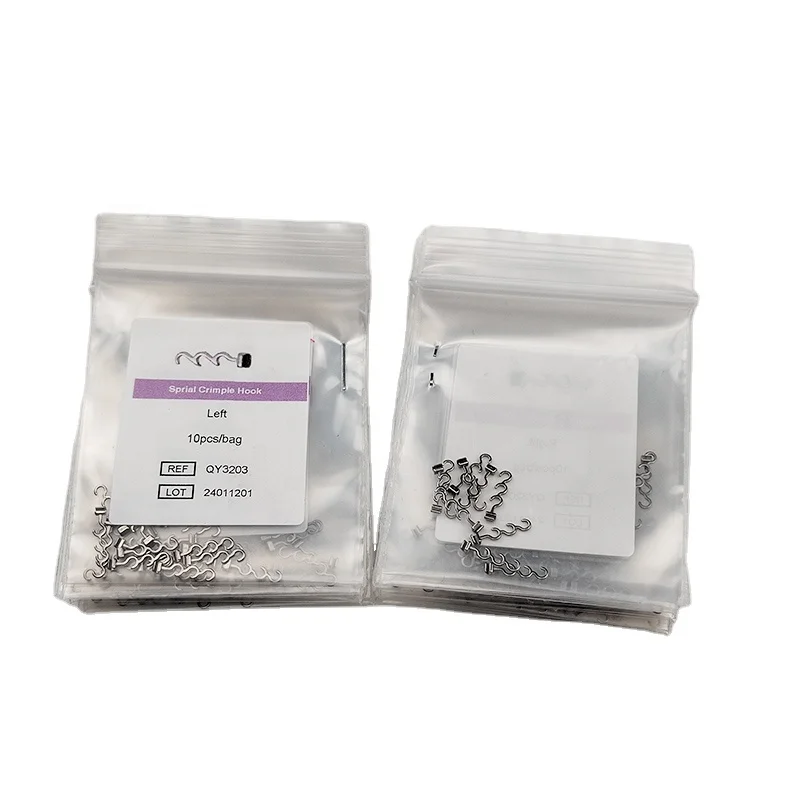 Orthodontic Long Metal Crimpable Hooks