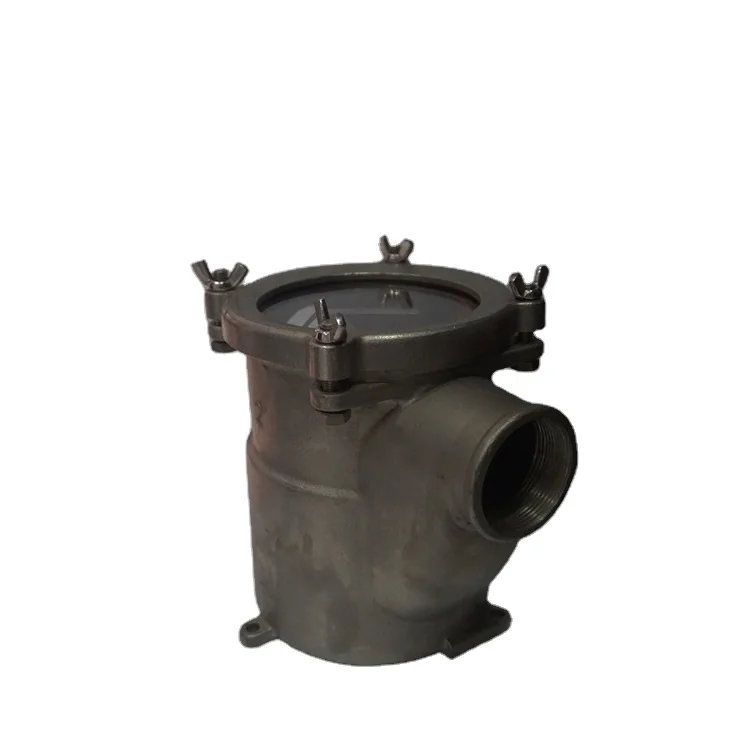 China Professional Manufacturer OEM stainless steel horizontal A type water filter for marine diesel engine