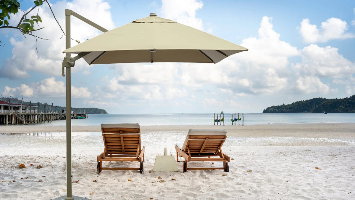 10 футов, железные подвесные консольные зонтики для внутреннего дворика, зонты от солнца в виде банана, садовый уличный зонтик