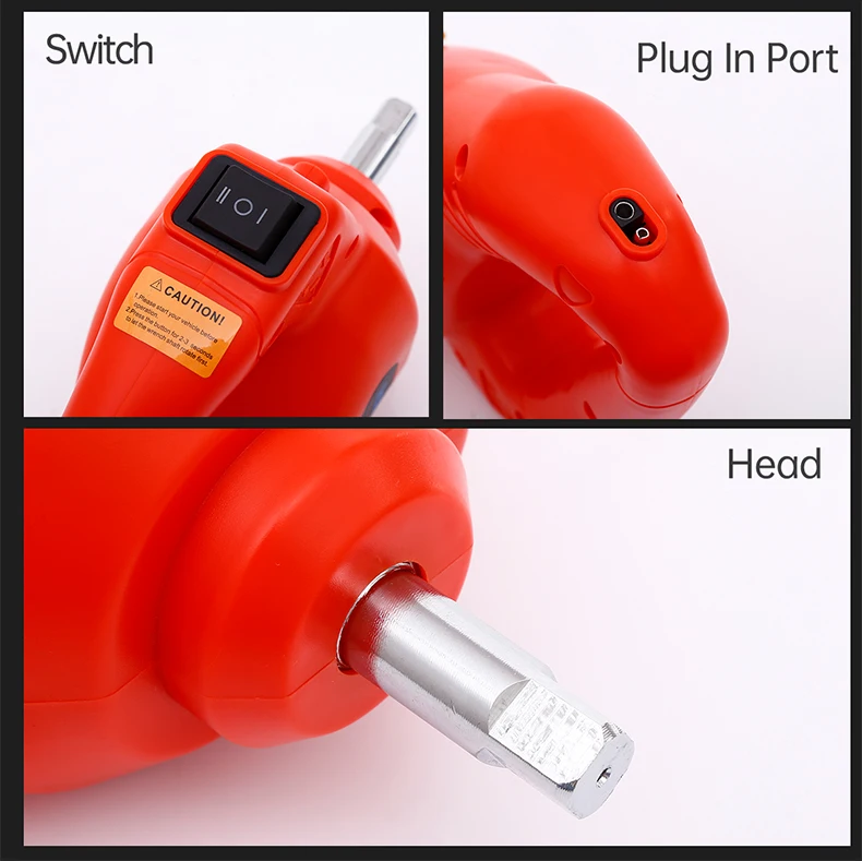 2024 12v 5t Portable Dc Car Electric Jack Wrench Supplier Car Electric Hydraulic Jack