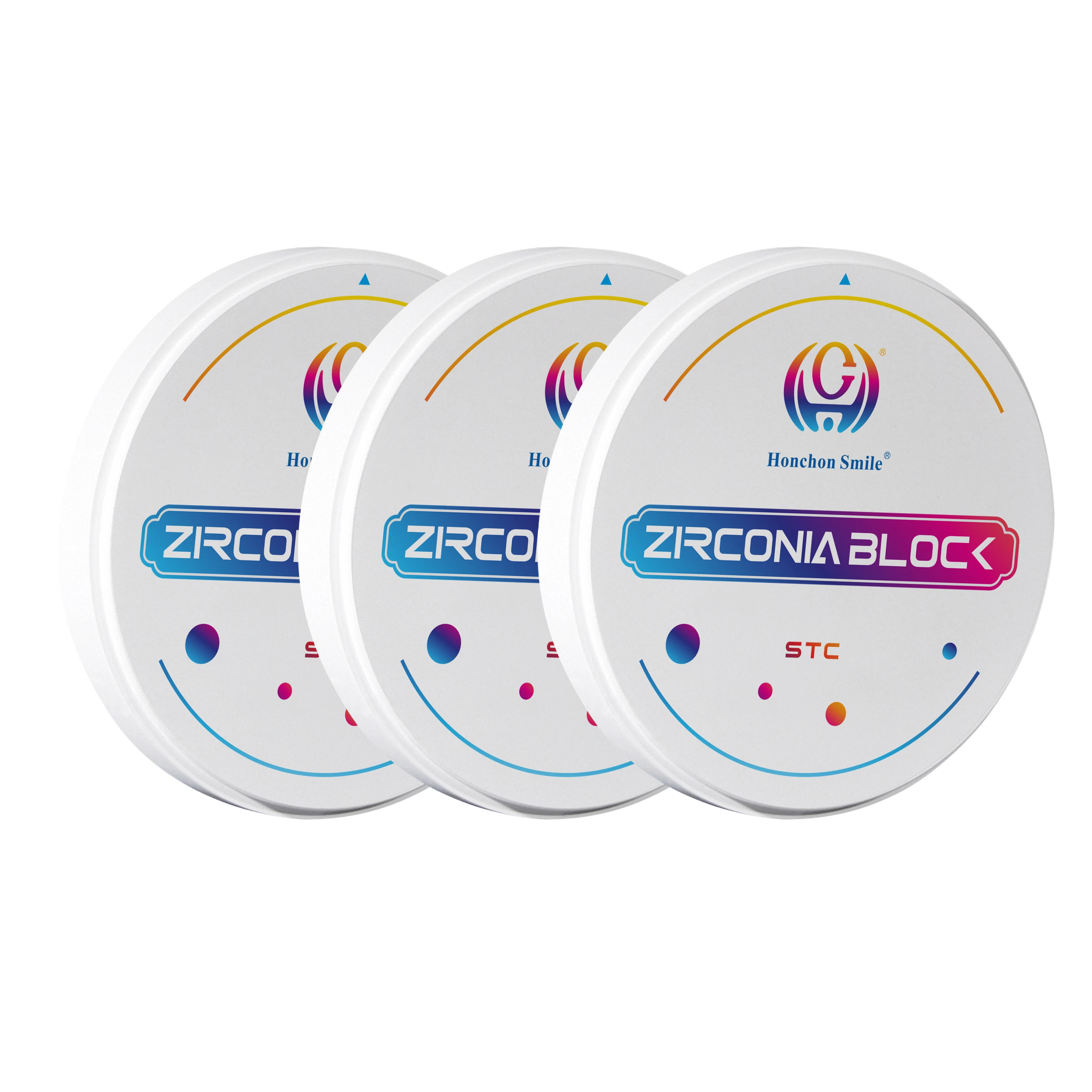98x16 A3 ST- Color Preshaded Zirconia Blocks | Machinery Ceramic | Dental Lab zirconia disc