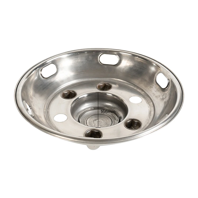 Factory wholesale customized mirror polished 16 stainless steel wheel cover simulator for trucks