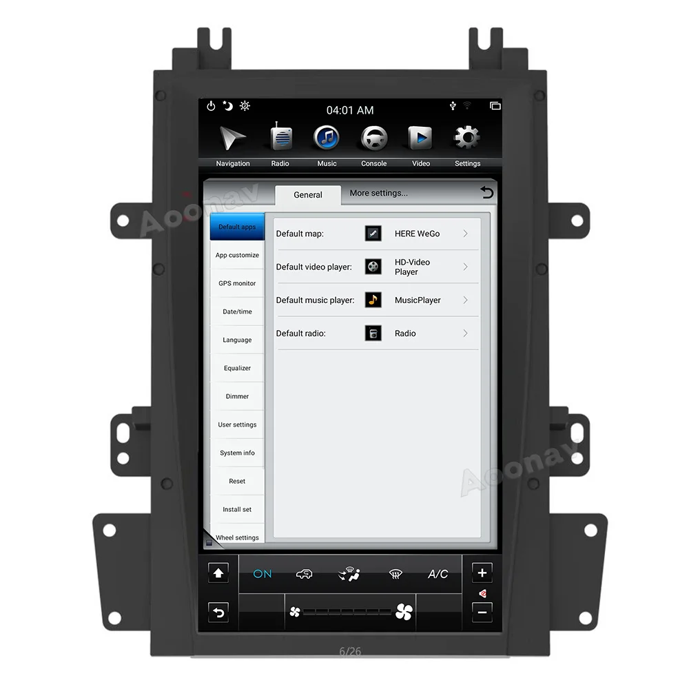 13.6 Inch Android Car stereo For Cadillac Escalade 2008-2012 Vertical Screen Automotive multimedia GPS Navigation Radio Player