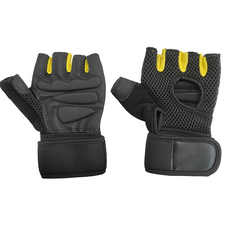 Men Women Sport Half finger Breathable Weight Lifting Gloves Shock Absorption Gym Fitness Workout Gloves
