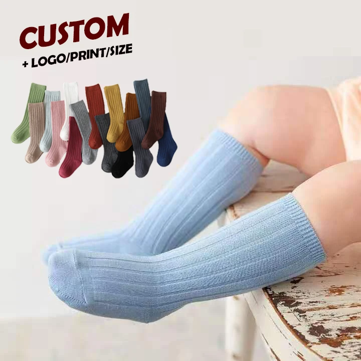 Детские вязаные хлопковые носки