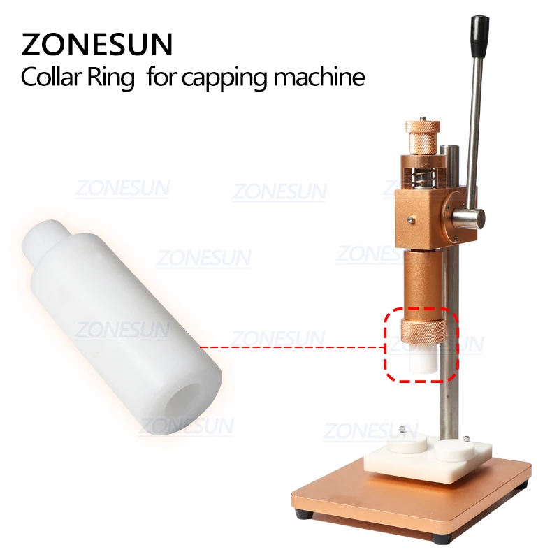 ZONESUN 15/18/22mm Collar Ring For Manual Perfume Bottle Crimping Machine Capping Perfume Bottles Sprayer