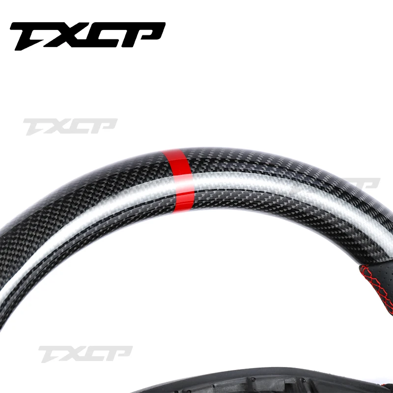 Fit For Fiesta Focus RS ST Forreth Edge Ranger Focus Mk2 Mk3 Mk4 Mk8 Carbon Fiber Steering Wheel