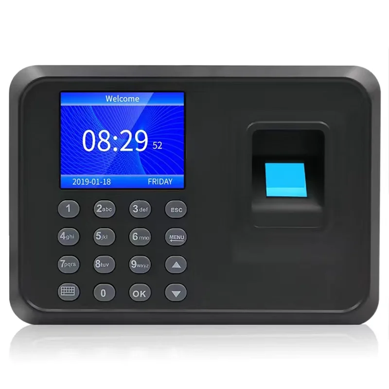 Fingerprint Biometric Time Card Recorder Attendance System Time Clock Employee Control Electronic USB attendance machine