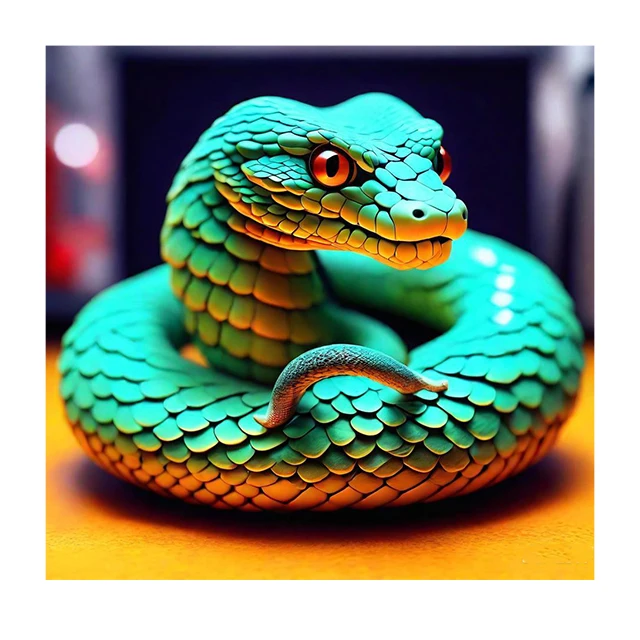 Custom 3D printing animal model CNC machining for ornament collection resin snake/cat/dog/elephant 3D printing ornament service