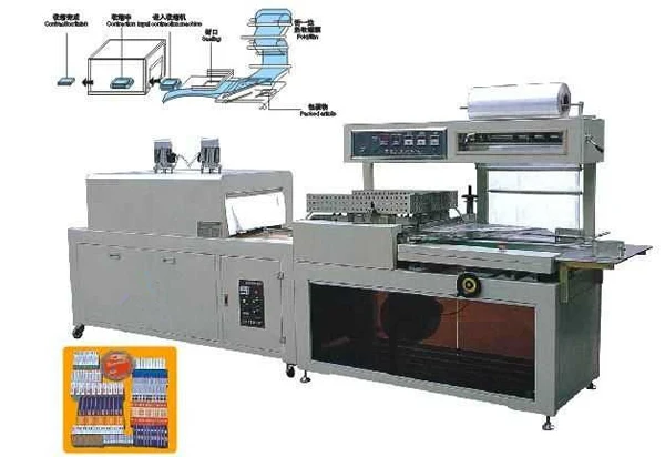 Automatic L Bar Sealer Side Sealing High quality Type Film Heat Shrink Packing machine shrink