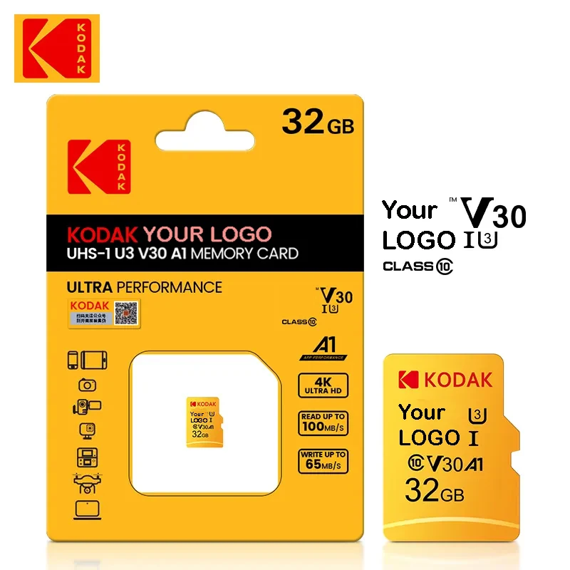 KODAK Top Quality 4GB 4 GB 32GB 64 GB 128GB 256GB TF Card