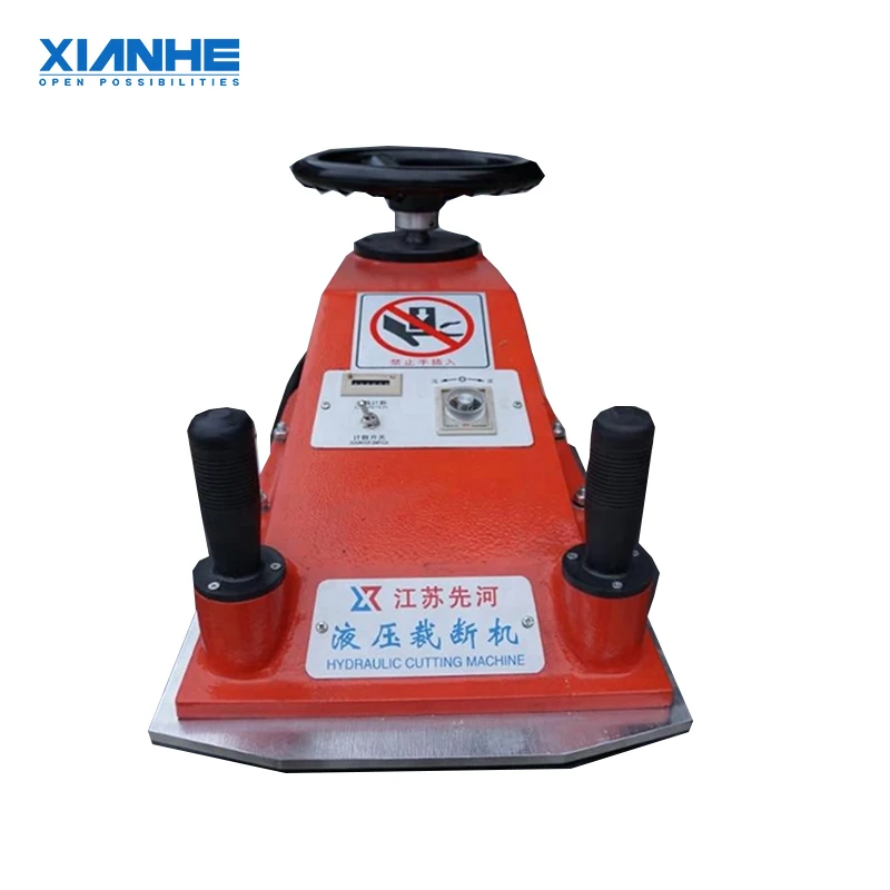 Xianhe 12T hydraulic swing arm leather die cutting machine for wool