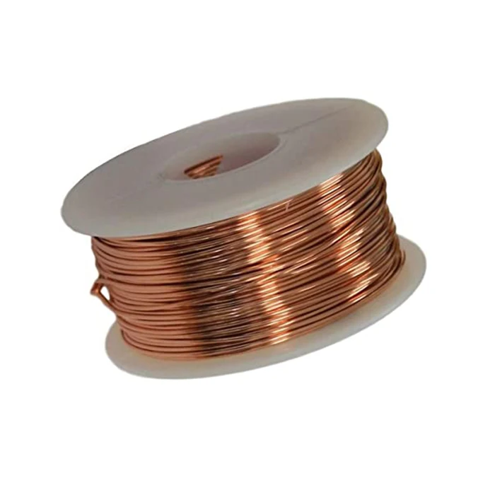 Copper Wire Factory Price 29 Swg Cca Enamelled Copper Wire Winding Pure Super Copper Alloy Rectangular Wire