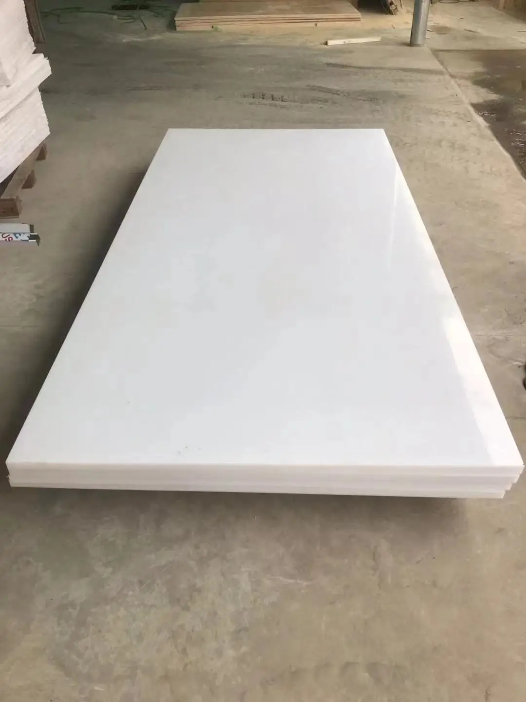 Белый лист HDPE 2 мм 3 12 пластиковый разрезанный по размеру вместо двери и окна