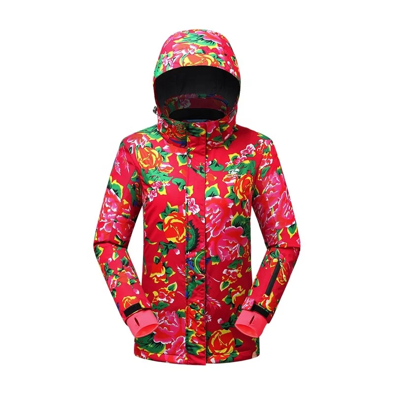 Custom 3 in 1 Women snowboard jacket, womens hot snow ski jacket new design ladies ski apparel