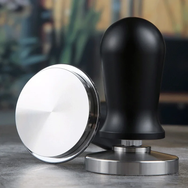 Adjustable Self-Leveling Tamper Press Coffee Espresso Tamper 51mm 53mm 58mm Premium Barista Tamper with Calibrated Spring