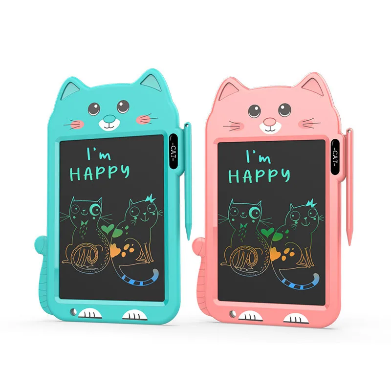 Electronic 8.8inch New cartoon design three colors education toys LCD painting board