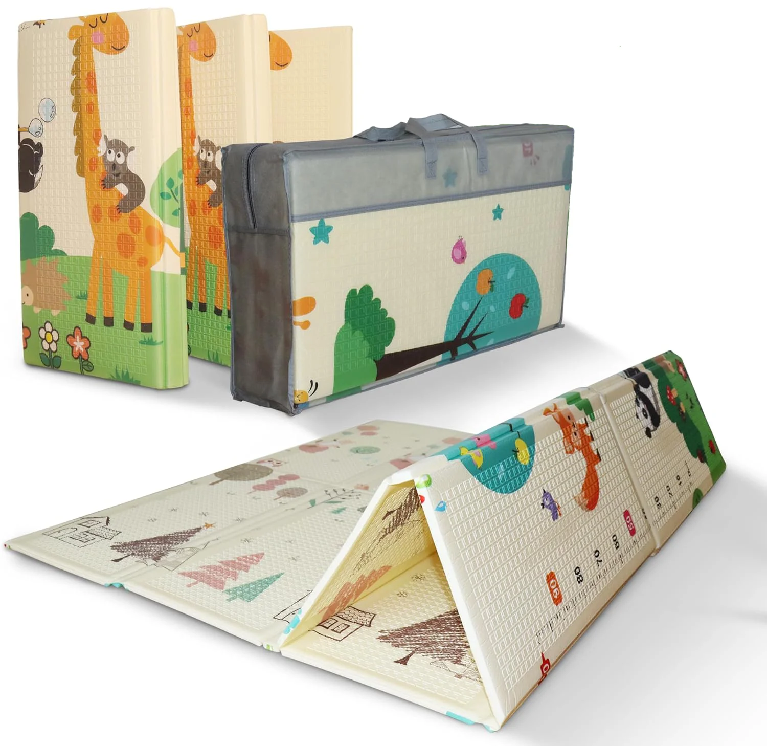 Factory Sale Baby Care Activity Foldable Waterproof Floor Xpe Foam Folding Play Mat Play Mat For Baby Child Baby mat