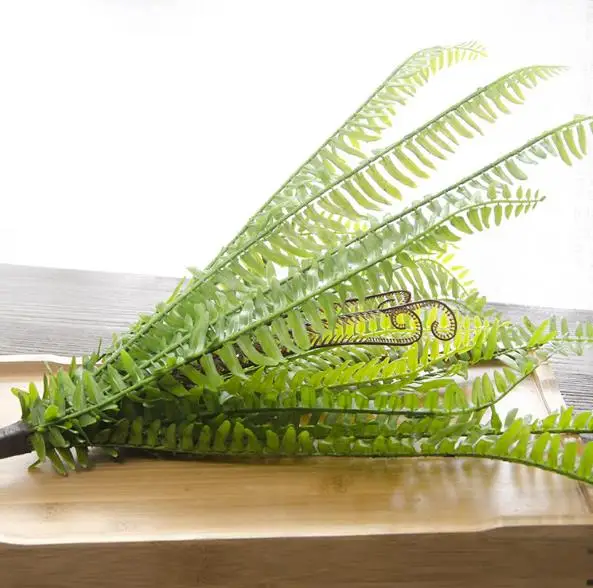 High quality Shrubs Bushes 15 forks Persian Grass Plastic plants Artificial Fern Leaves for indoor outdoor home garden decor
