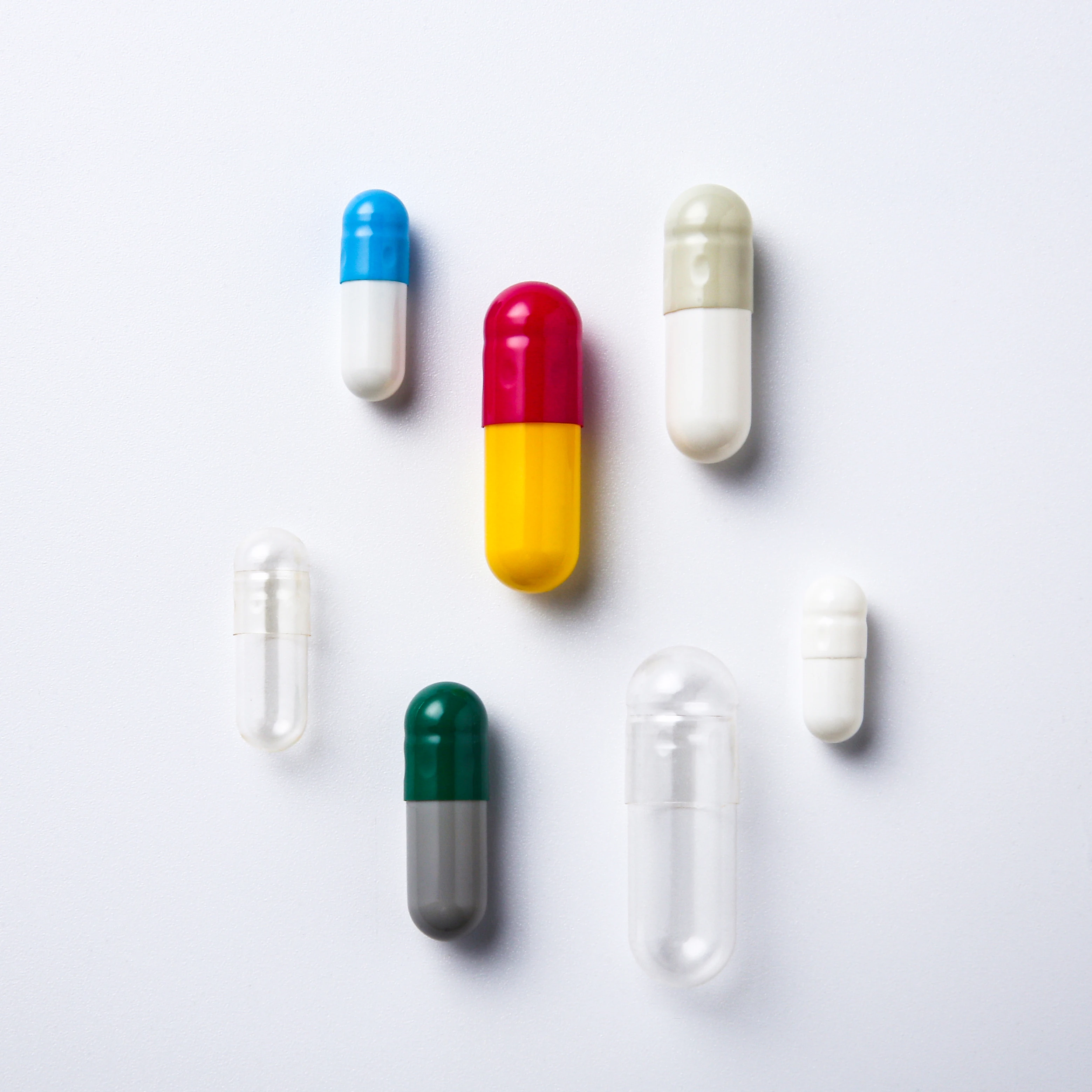 High quality delayed release acid-proof empty separated capsules hard capsula de gelatina 00# 0 gelatin capsules