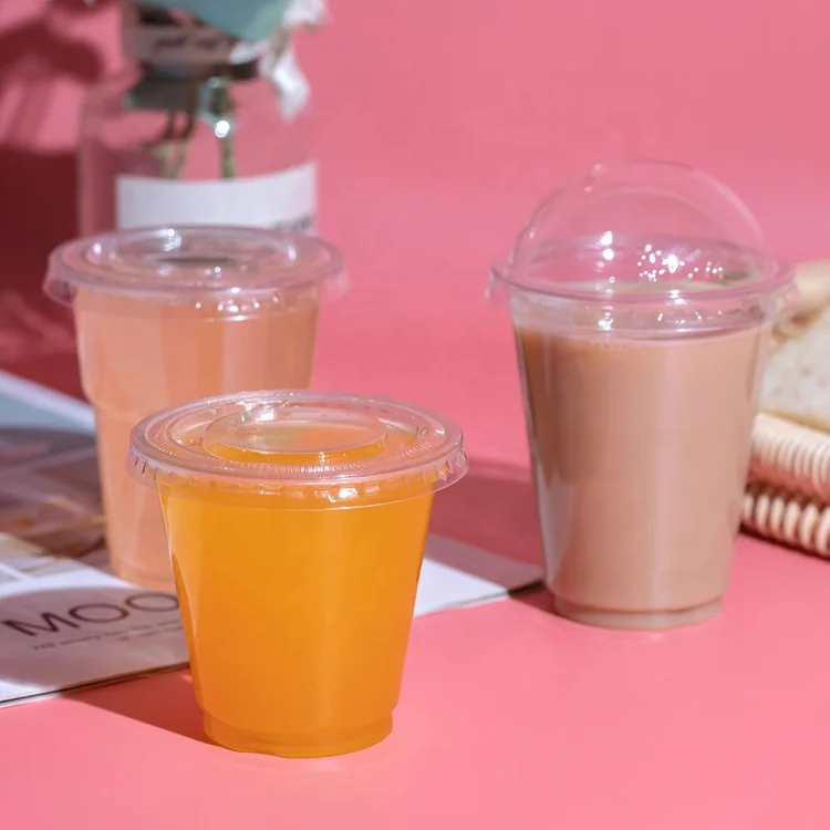 5oz 6oz 7oz small plastic juice clear cup for Christmas family gathering