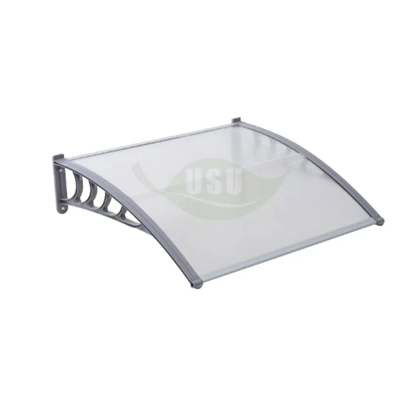 Aluminium Plastic Bracket Sun Shade Awning polycarbonate Sun Awning outdoor