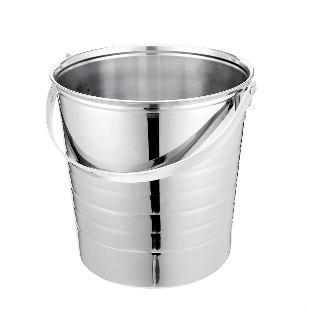 Big Capacity silver cooler champagne beer chiller metal wine ice bucket for party