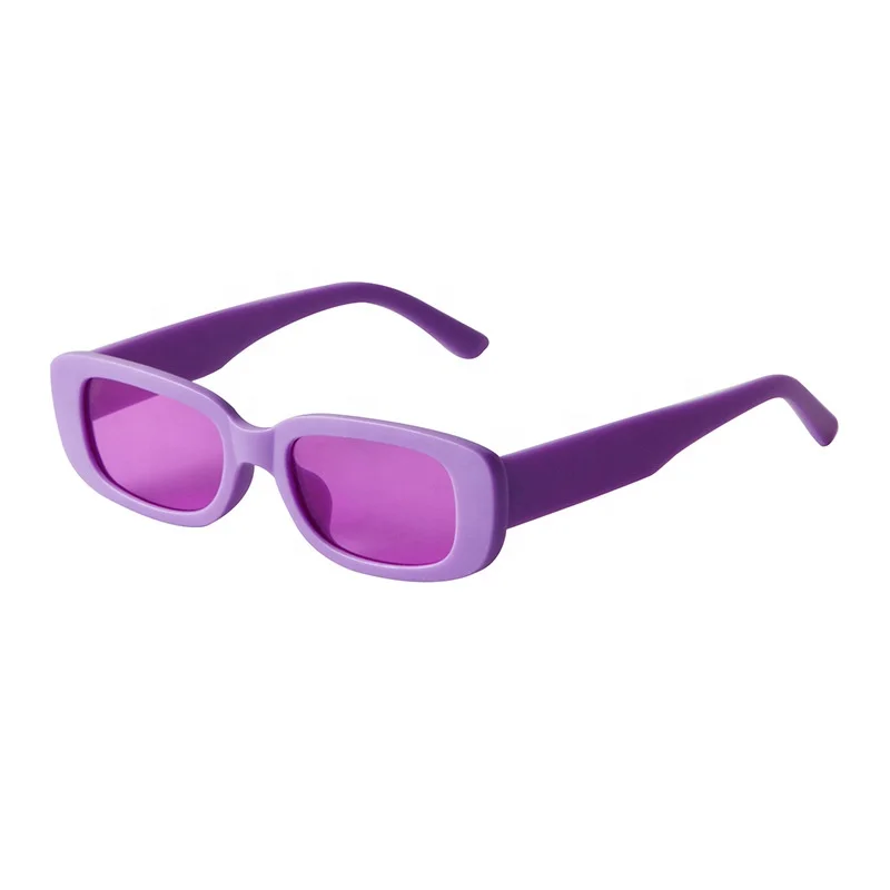 Boxun Wholesale New Trendy 2022 Fashion Luxury Custom Candy Color Lens Very Peri Purple Sunglasses