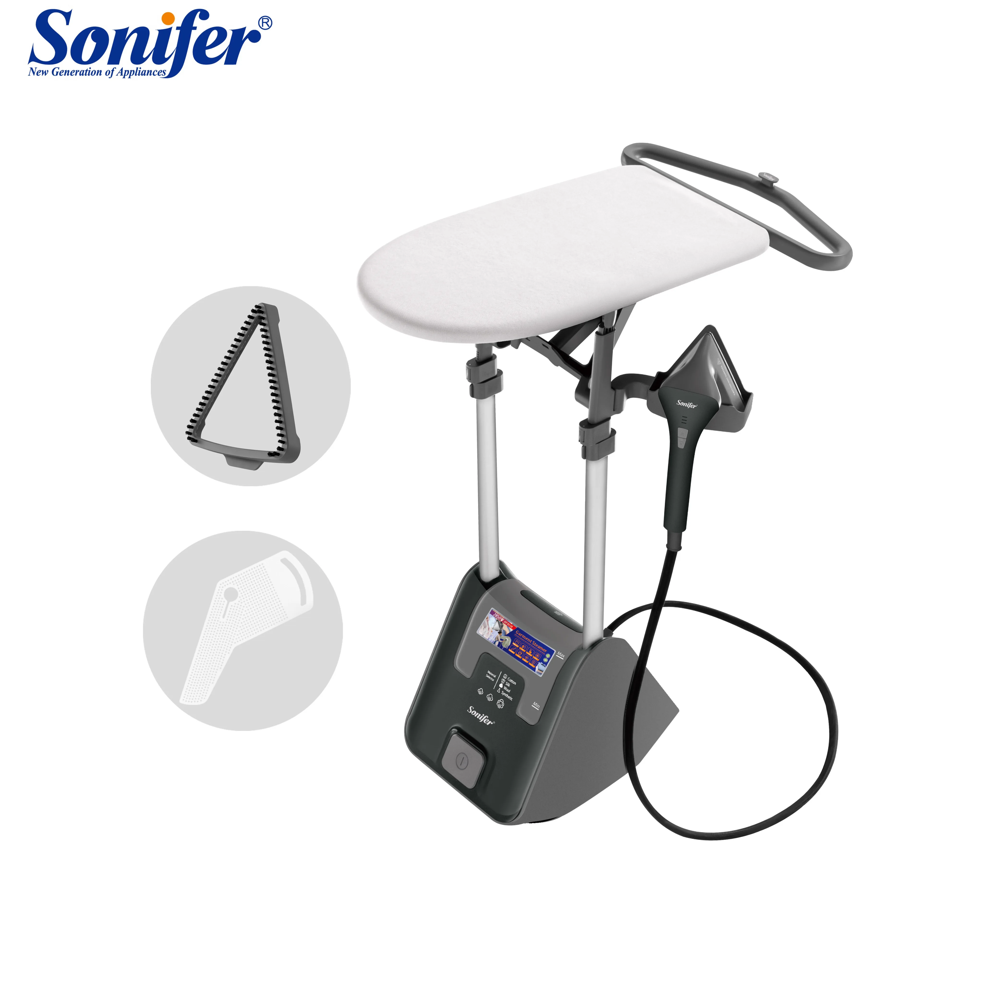 Sonifer SF-9118 for home professional with board electric vertical steam iron standing garment steamer
