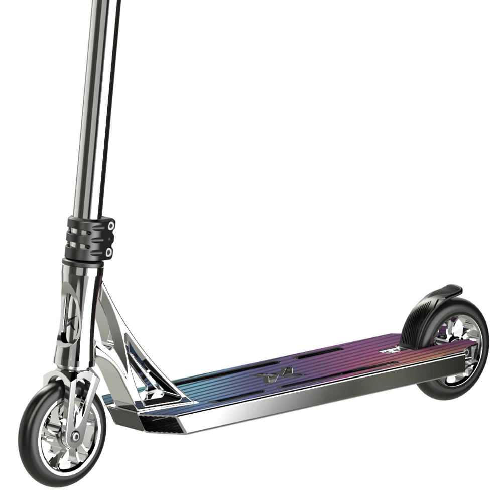 High end pro stunt scooter forging connection and deck with T-6 heat treatment