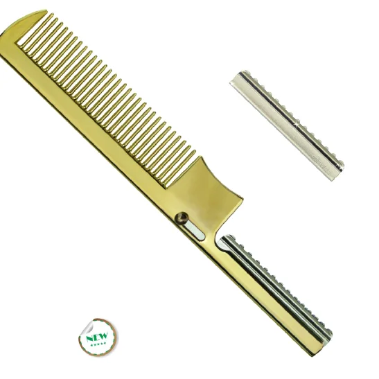 New Style Barber product hair care 2-in-1 comb and razor