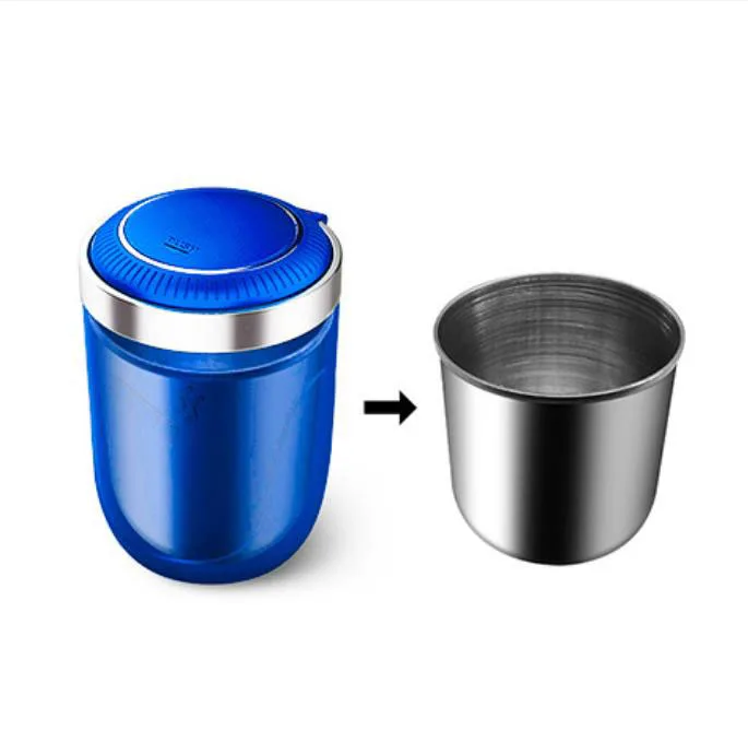 Portable Car LED Ashtray Auto Ashtray Cigarette Ash Holders Cup Car Accessories