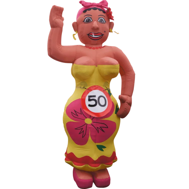 Decoration Inflatable Sarah Pop Huisvrouw Fashion Woman Cartoon Holland Sarah Doll With Sale Bag For Event/party/anniversary
