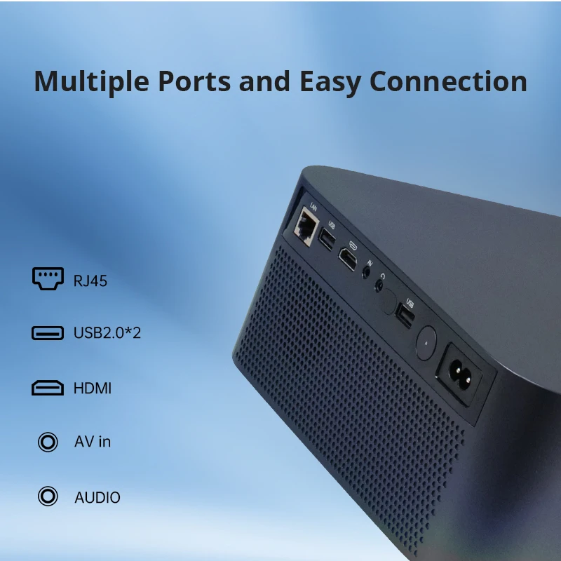 Hotack L016AN Full HD Home Theater Proyector Portatil Mini Portable Smart Whals OS Projector 4k