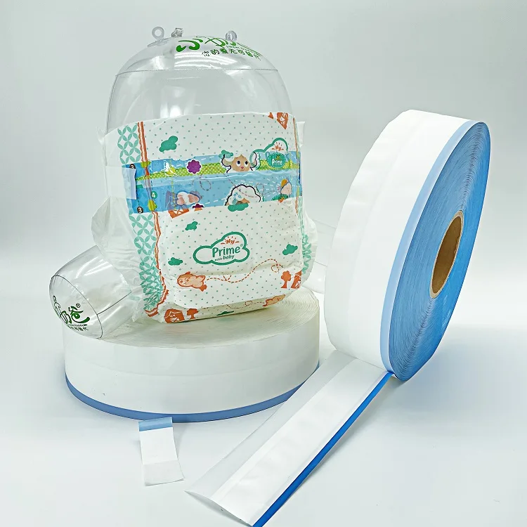 Non-woven Frontal Tape For Disposable Baby Diaper Raw Materials Laminated Nonwoven customized color printing