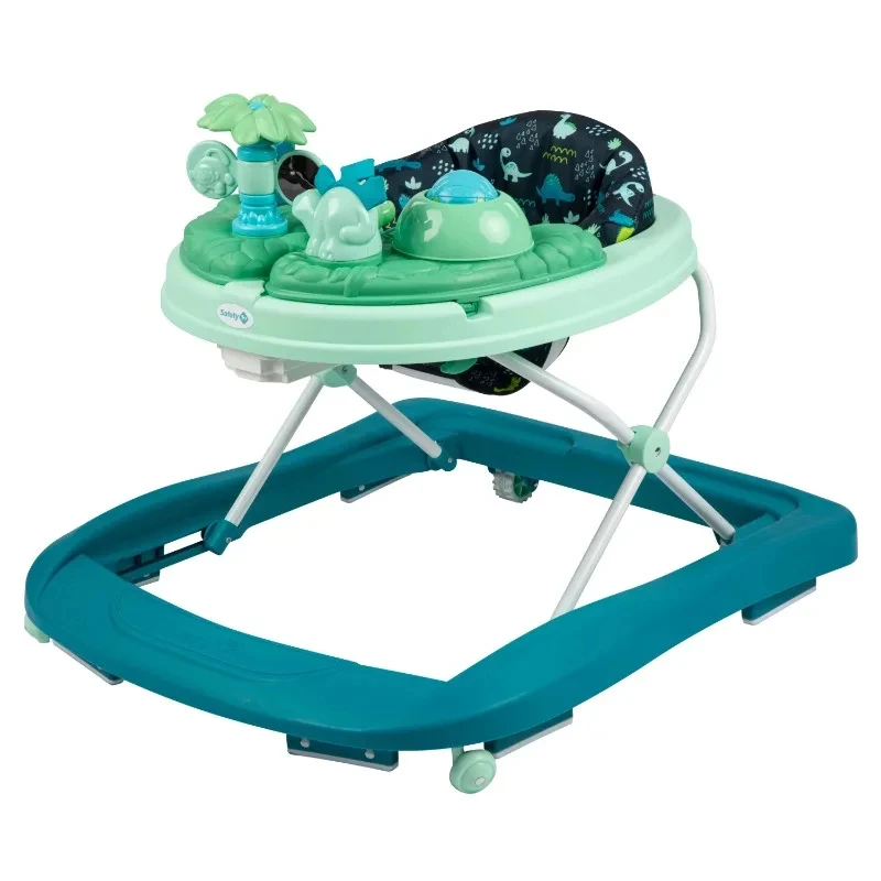 Istaride Robot Walker Baby Walker Kids Learning Walk Adjustable Can Sit and Push With Toys Baby Driver Infant Walker