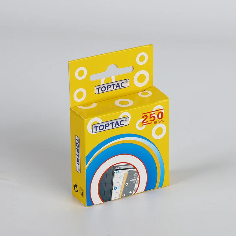 Blank  round paper adhesive labels reinforcement ring label stickers , Custom Round self-adhesive label sticker