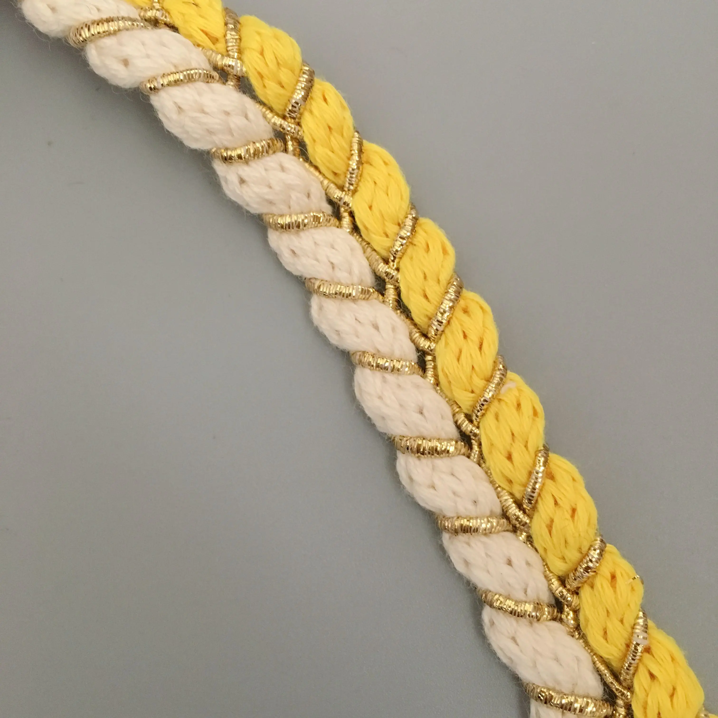 4 см 5 полосатые цветные вязаные ленты с потертыми