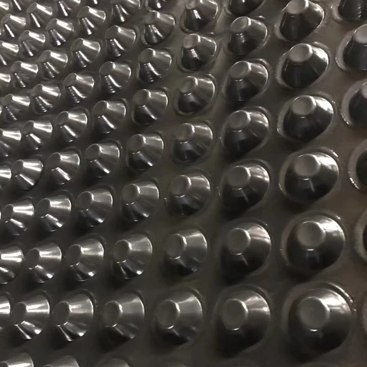 HDPE waterproofing drainage board Drain Mat Plastic Sheet Deck Drainage System