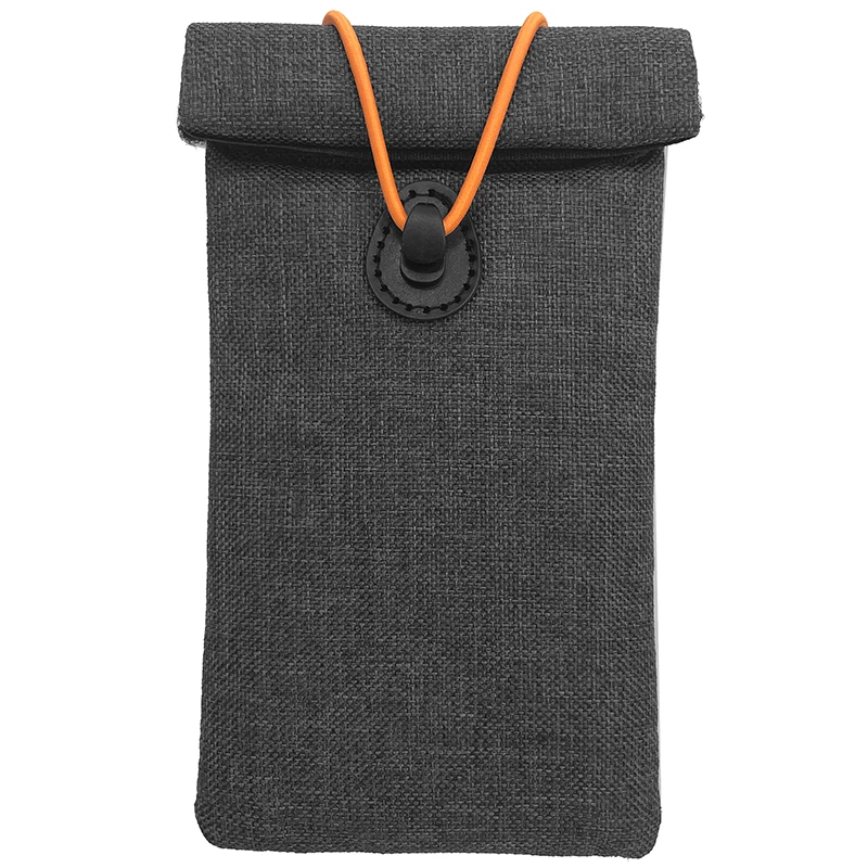 Custom Folding Pouch Bags RFID Blocking Pouch for Car Keys and Smartphone Mobile Signal Shield Pocket Canvas Travel Faraday Bags